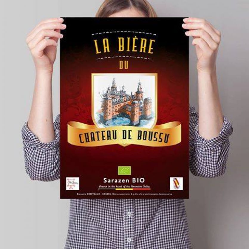 Affiche - Bière du château de Boussu