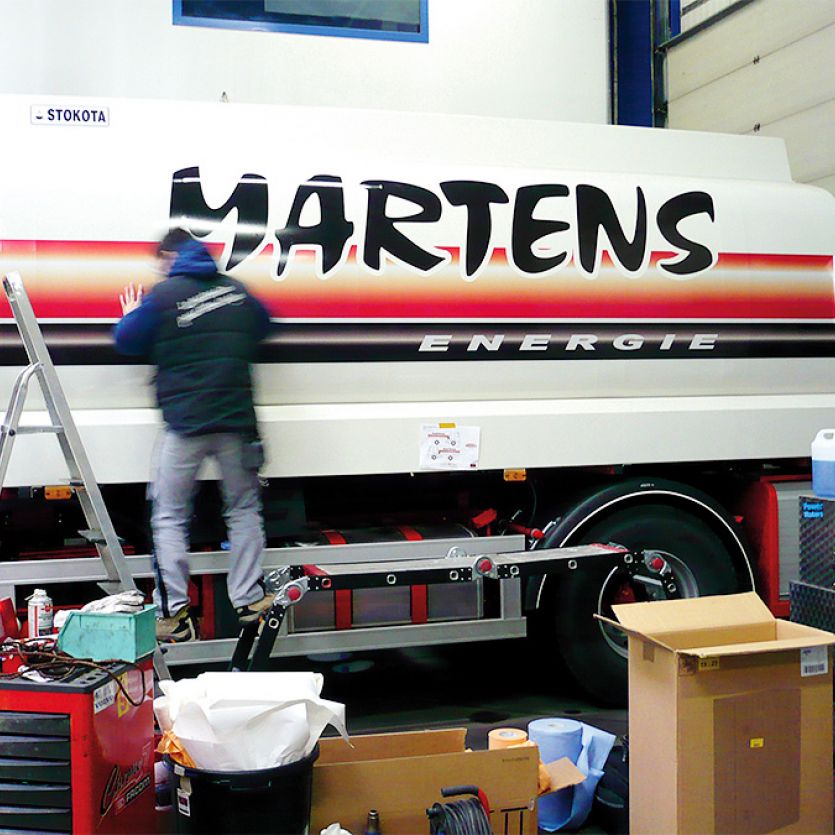 Lettrage Camion Martens